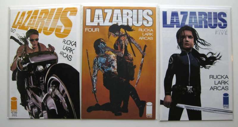 Image Comics Lot - Lazarus (1,2,4,5)