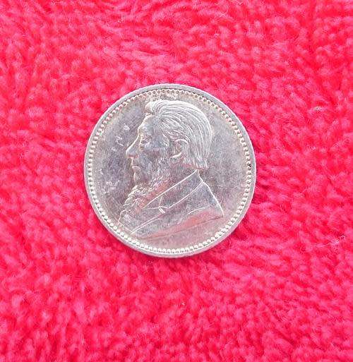 ZAR 1897 SIXPENCE**AU CONDITION