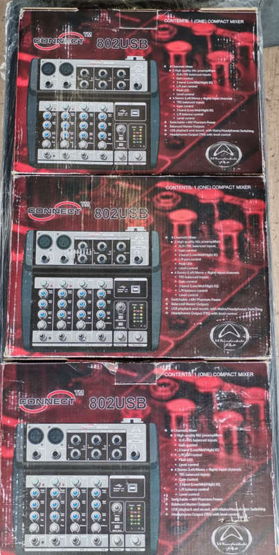 WHARFEDALE CONNECT 802USB MIXER