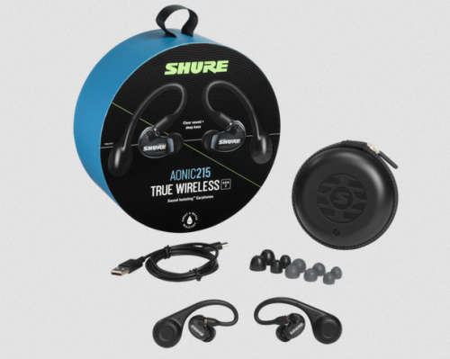 SHURE SE215-K-TW1-EFS SE215 BLACK W/BT TRUE WIRELESS EARPHONES