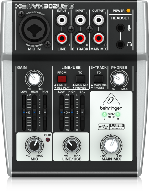 BEHRINGER XEN-302USB MIXER