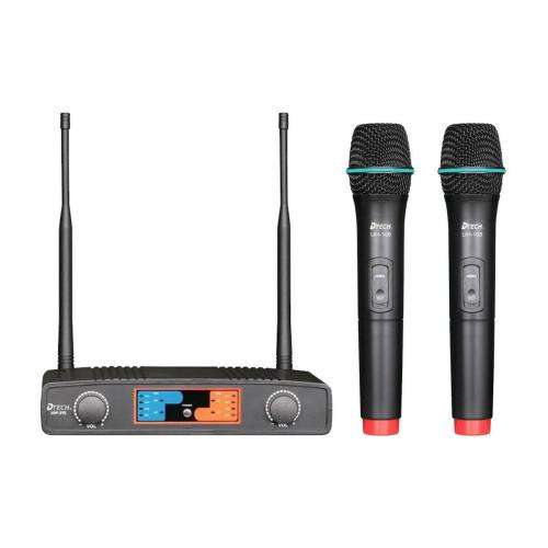 DTECH UHF-21E DUAL HAND HELD MICROPHONE SYSTEM