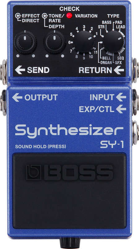 BOSS SY-1 COMPACT PEDAL GUITAR SYNTHESIZER WITH 121 MODES