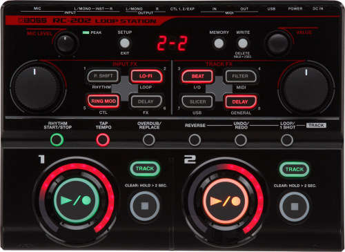 BOSS RC-202 DUAL TRACK DESKTOP LOOPER