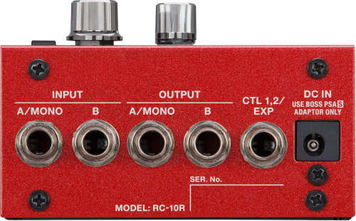 BOSS RC-10R DUAL TRACK RHYTHM LOOPER WITH FLEXIBLE DRUM MACHINE