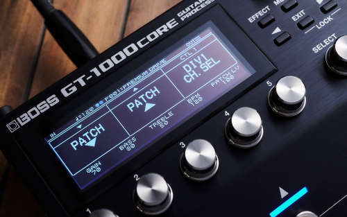 BOSS GT-1000CORE FLAGSHIP MULTI EFFECTS, FULL GT-1000 FUNCTIONS IN `PEDALBOARD FRIENDLY` CASE