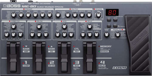 BOSS ME-80 POWERFUL FLOOR MULTI EFFECTS WITH `COSM` TECHNOLOGY