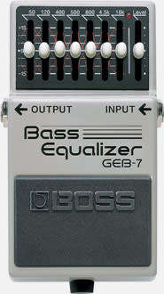 BOSS GEB-7 7-BAND BASS EQUALIZER