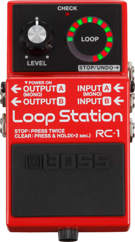 BOSS RC-1 COMPACT PEDAL LOOPER WITH LOOP INDICATOR DIAL