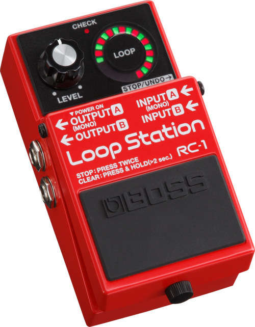 BOSS RC-1 COMPACT PEDAL LOOPER WITH LOOP INDICATOR DIAL
