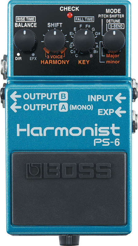BOSS PS-6 HARMONIST WITH FOUR PITCH SHIFT MODES
