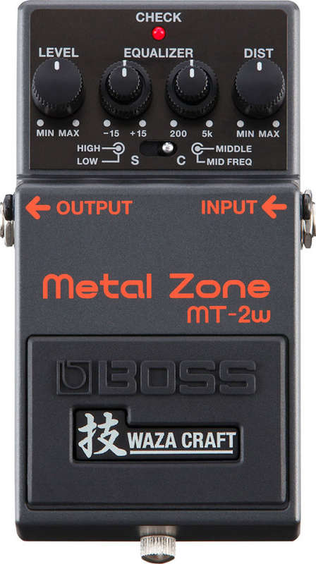 BOSS MT-2W WAZACRAFT METAL ZONE, MADE IN JAPAN