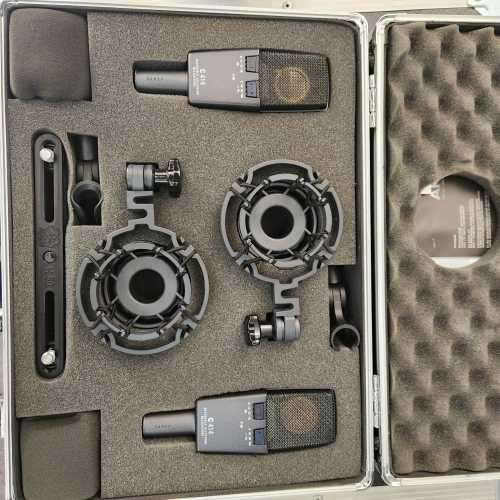 AKG C414 XLII ST Reference Condenser Microphone (Matched Pair) - DEMO SYSTEM, STILL IN CASE