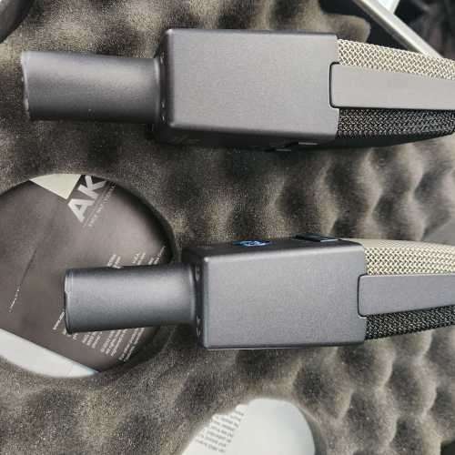 AKG C414 XLII ST Reference Condenser Microphone (Matched Pair) - DEMO SYSTEM, STILL IN CASE