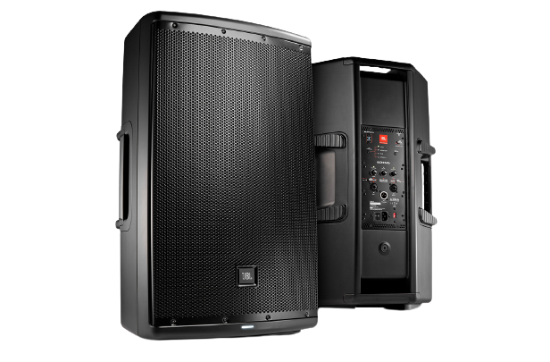 2X JBL EON 615 1000W POWERED SPEAKERS
