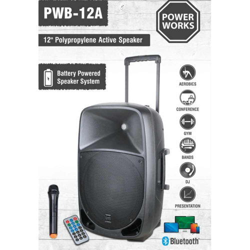 POWERWORKS PWB-12A POWERED SPEAKER