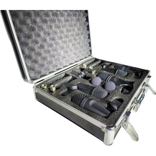POWERWORKS PDMK-7 7PC DRUM MIC KIT IN CASE
