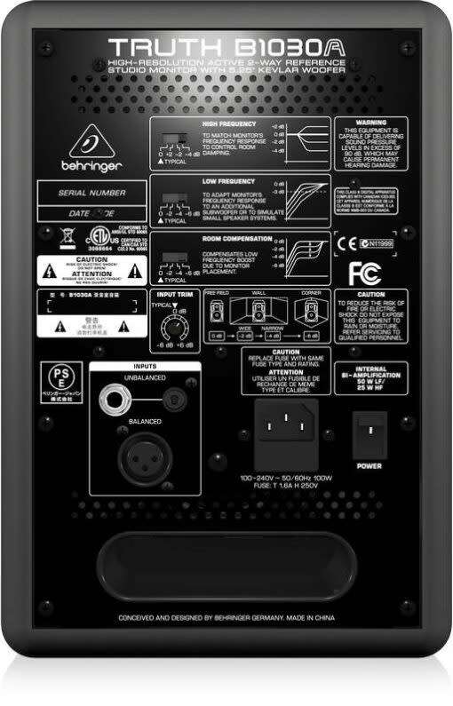 Behringer Truth B1030A 5.25 inch Powered Studio Monitor