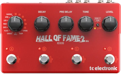 TC Electronic Hall Of Fame 2 X4 Reverb Effects Pedal