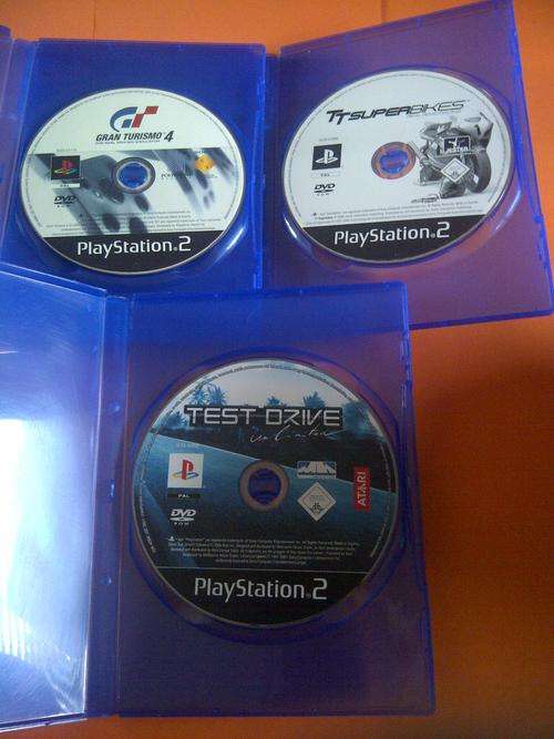Game Bundels For Sale (Gran Turismo 4, TT SuperBikes, TestDriveUnlimited)
