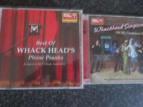 whackhead simpson cds one autographed