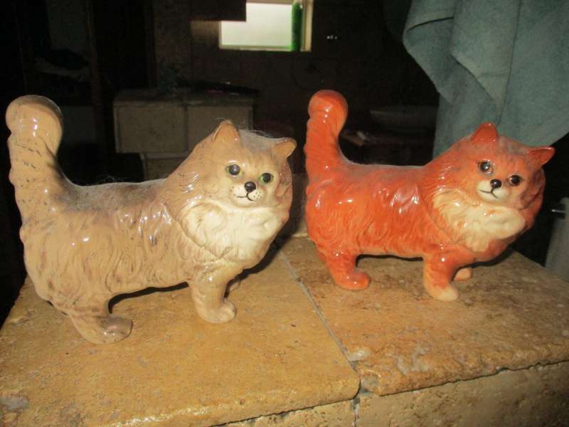 Cat ornaments Beswick