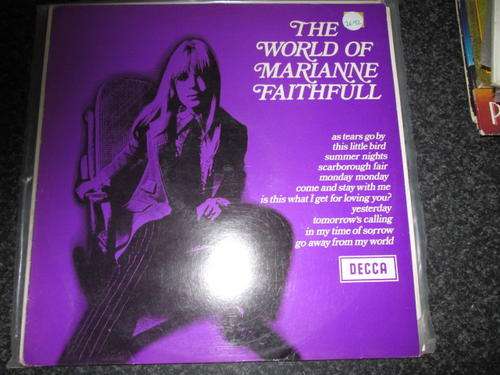 Marianne faithfull uk press lp