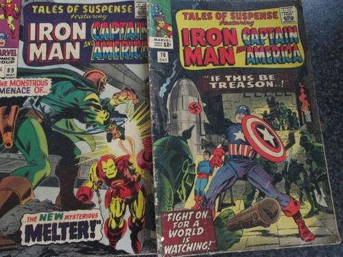 tales of suspense featuring iron man and captain america 2 comics