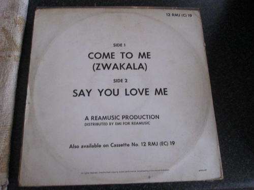 come to me south african 12"