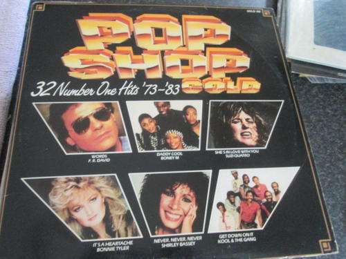 pop shop gold double lp SALE LP