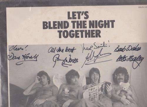 Blend south african group autographed lp