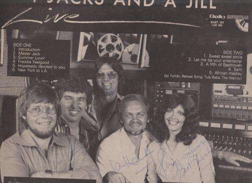 The four jacks and a jill autographed lp