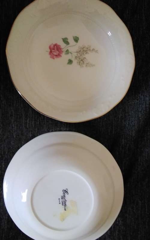 12 Vintage Constania Cantata Dessert Plates 16 cm