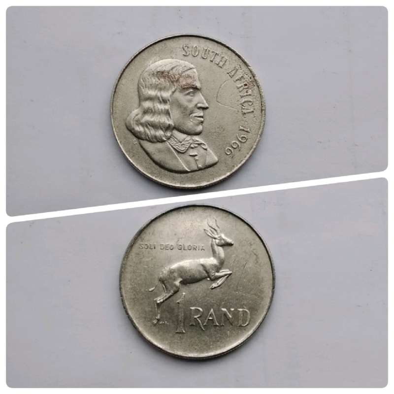 RSA silver 1966 English R1 coin