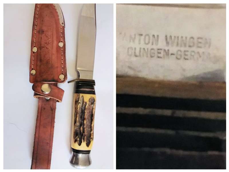 Vintage Anton Wingen Solingen Germany knife.