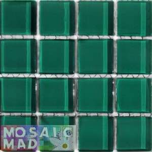 Crystal Glass Mosaic Tiles 23mm x 23mm-JADE
