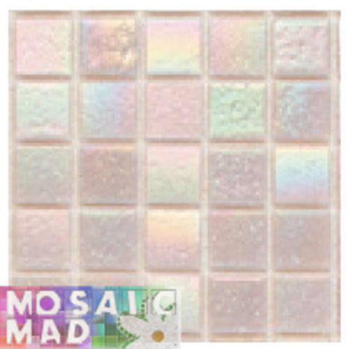 Magic Riverglass 20mm x 20mm x 4mm - Shell Pink
