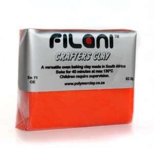 Filani TANGERINE Crafter's Clay 200g