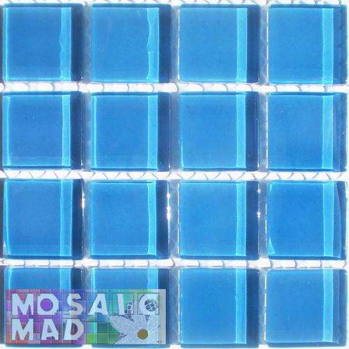 Crystal Glass Mosaic Tiles 23mm x 23mm- TROPICAL LAGOON