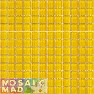 Crystal Glass Mosaic Tiles 23mm x 23mm- SUNFLOWER Full Sheet