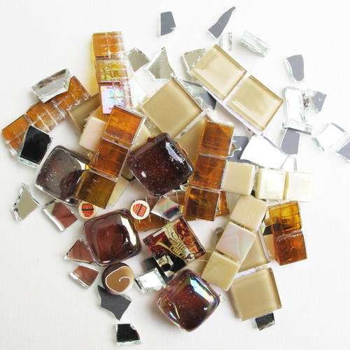 mosaic, tiles, blue, mirror, crystal glass, clear glass, millefiori, ceramic, pack, decoupage