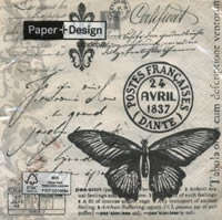 Rare top quality imported Napkin (1)-Butterfly Mail