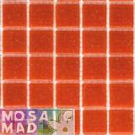 Riverglass 20mm x 20mm x 4mm - Brilliant Red