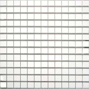 Crystal Glass Mosaic Tiles 23mm x 23mm- MOSAIC MIRROR Full Sheet