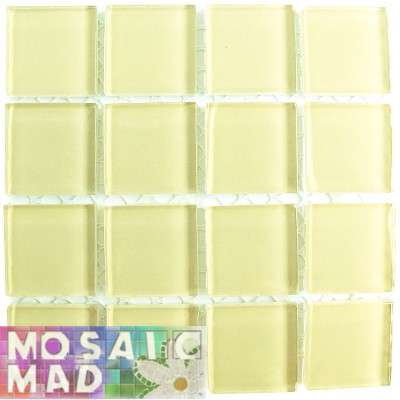 Crystal Glass Mosaic Tiles 23mm x 23mm- SANDSTONE