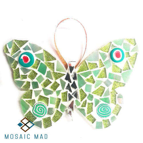 Mosaic Project- Butterfly (Green). DIY kit