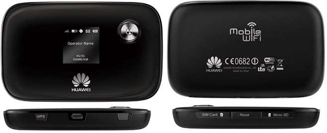 Black Huawei E5776 - 150Mbps 4G LTE (Cat4) Wi-Fi Modem / Mobile Wi-Fi / MiFi - Long Battery Life!
