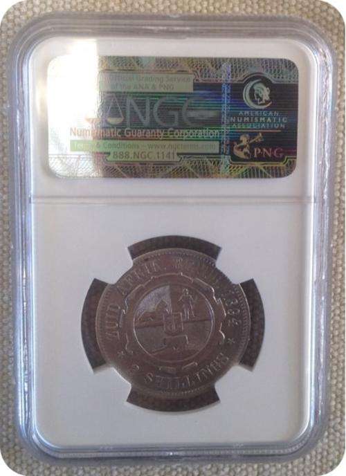 1894 ZAR 2 Shillings / 2S  *** NGC: VF30 *** - Very Scarce!!!