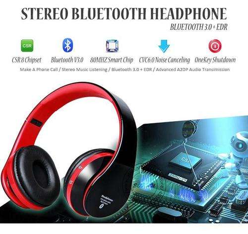 Wireless Stereo Bluetooth Headphone with mic and card support