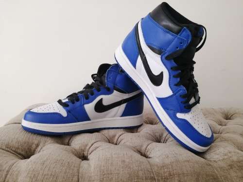 Nike Air Jordan 1 shoe (Blue)_UK-7.5